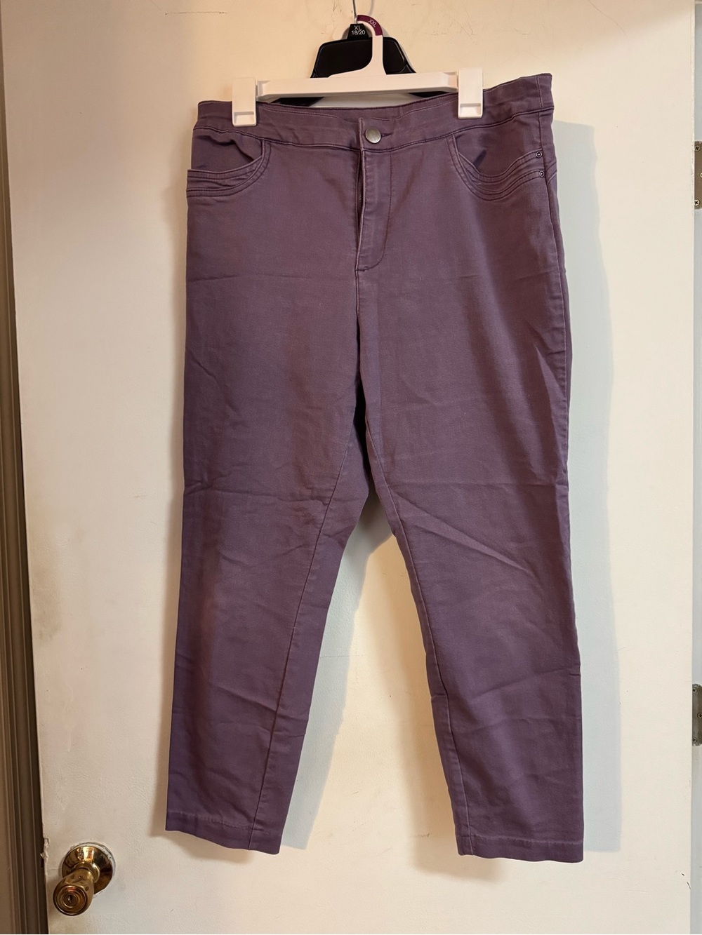 Christopher & Banks Mauve Purple Slim Ankle Pants